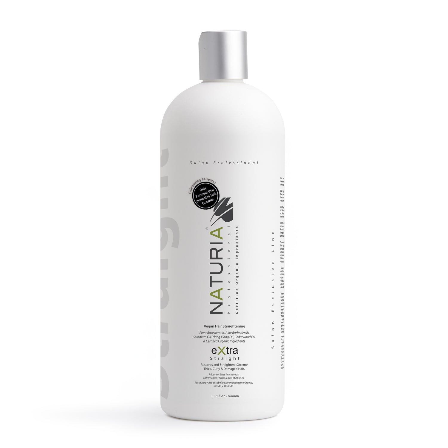 Naturia™ Professional Salon Vegan Keratin (Protein) Hair Treatment – 33.8 FL OZ