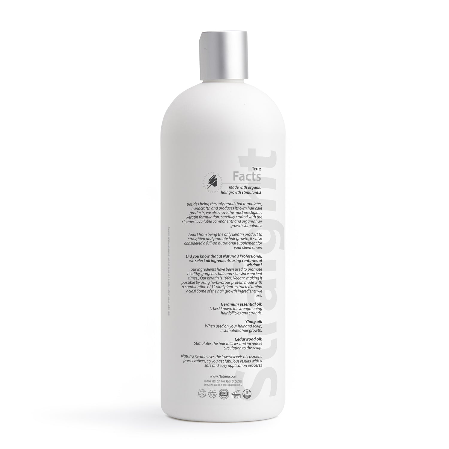 Naturia™ Professional Salon Vegan Keratin (Protein) Hair Treatment – 33.8 FL OZ