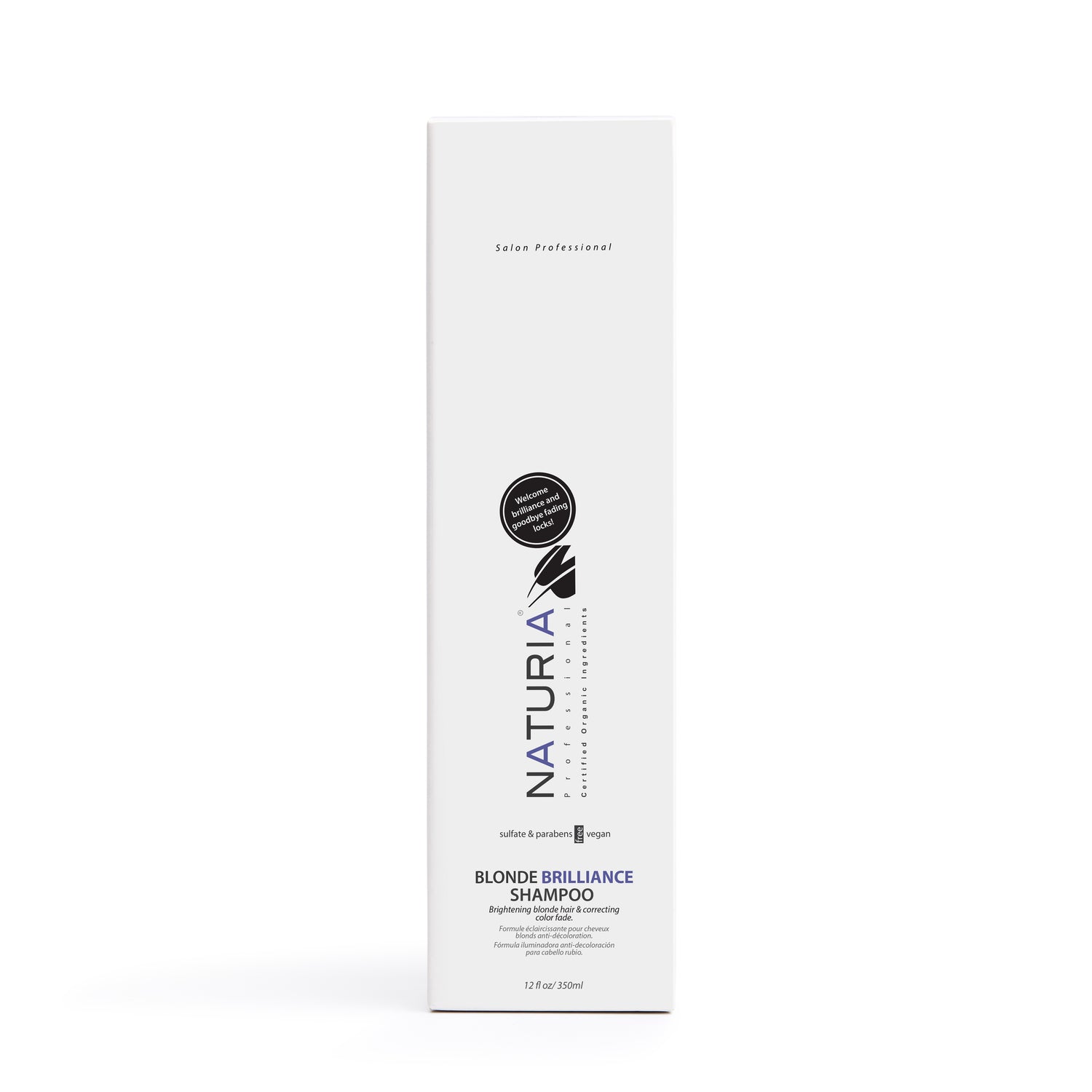 Naturia™ Professional Blonde Brilliance Shampoo – 12 FL OZ