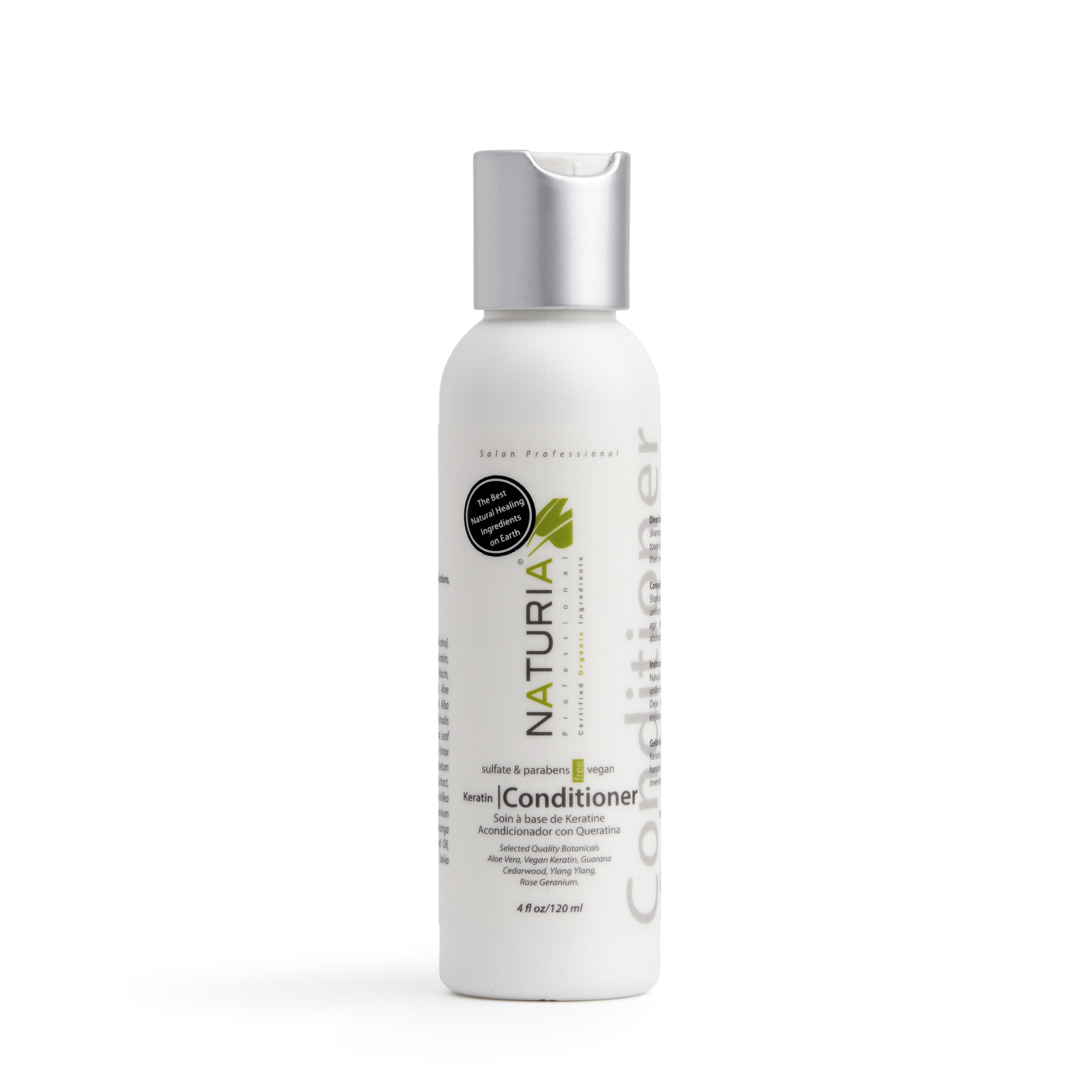 Naturia™ Professional Keratin Shampoo & Conditioner On-The-Go Luxury Travel Set 4 FL OZ