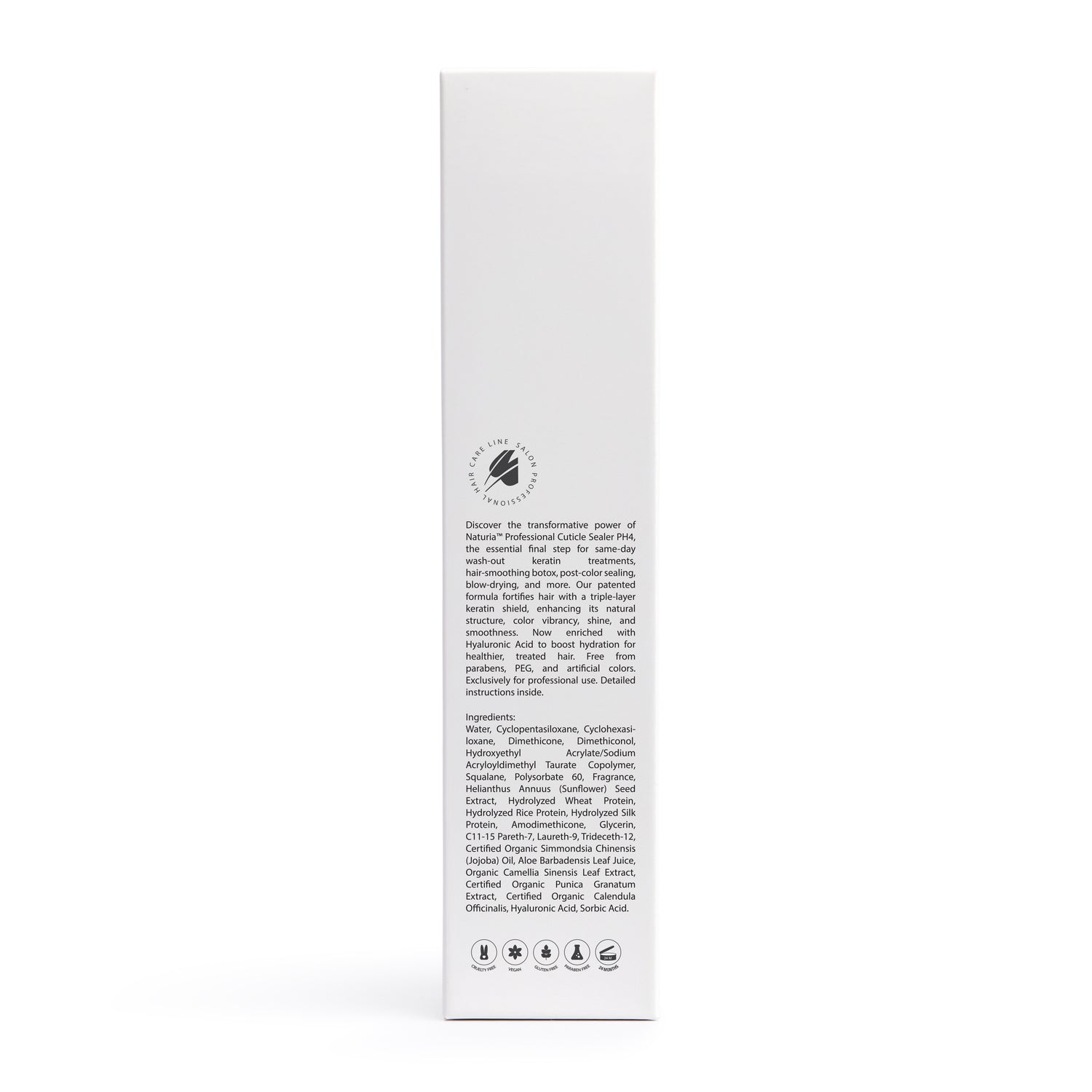 Naturia™ Professional PH4 Hair Cuticle Sealer – 8 FL OZ