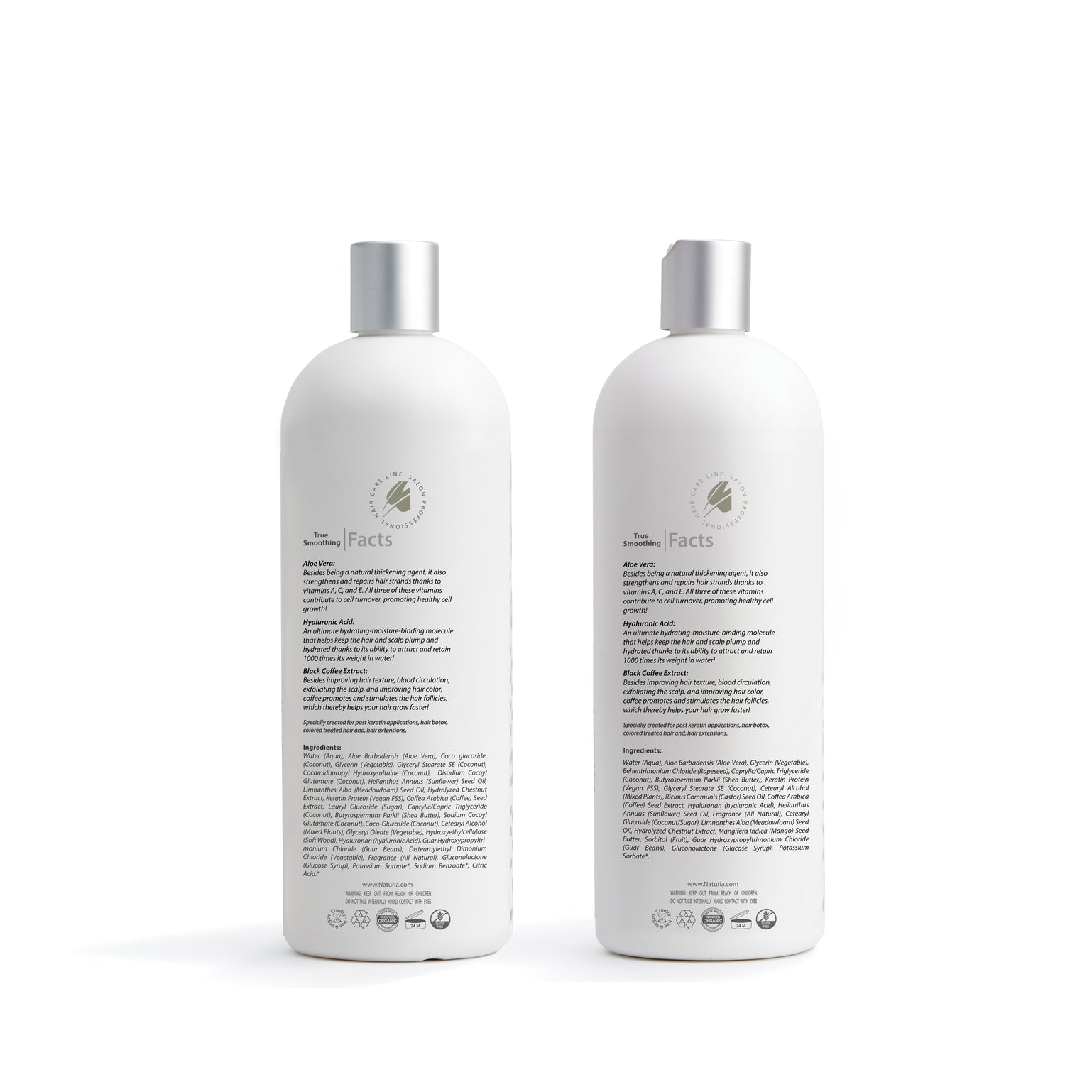 Naturia™ Professional Revitalizing Smoothing Keratin Shampoo & Conditioner Combo Back-Bar Size 32 FL OZ