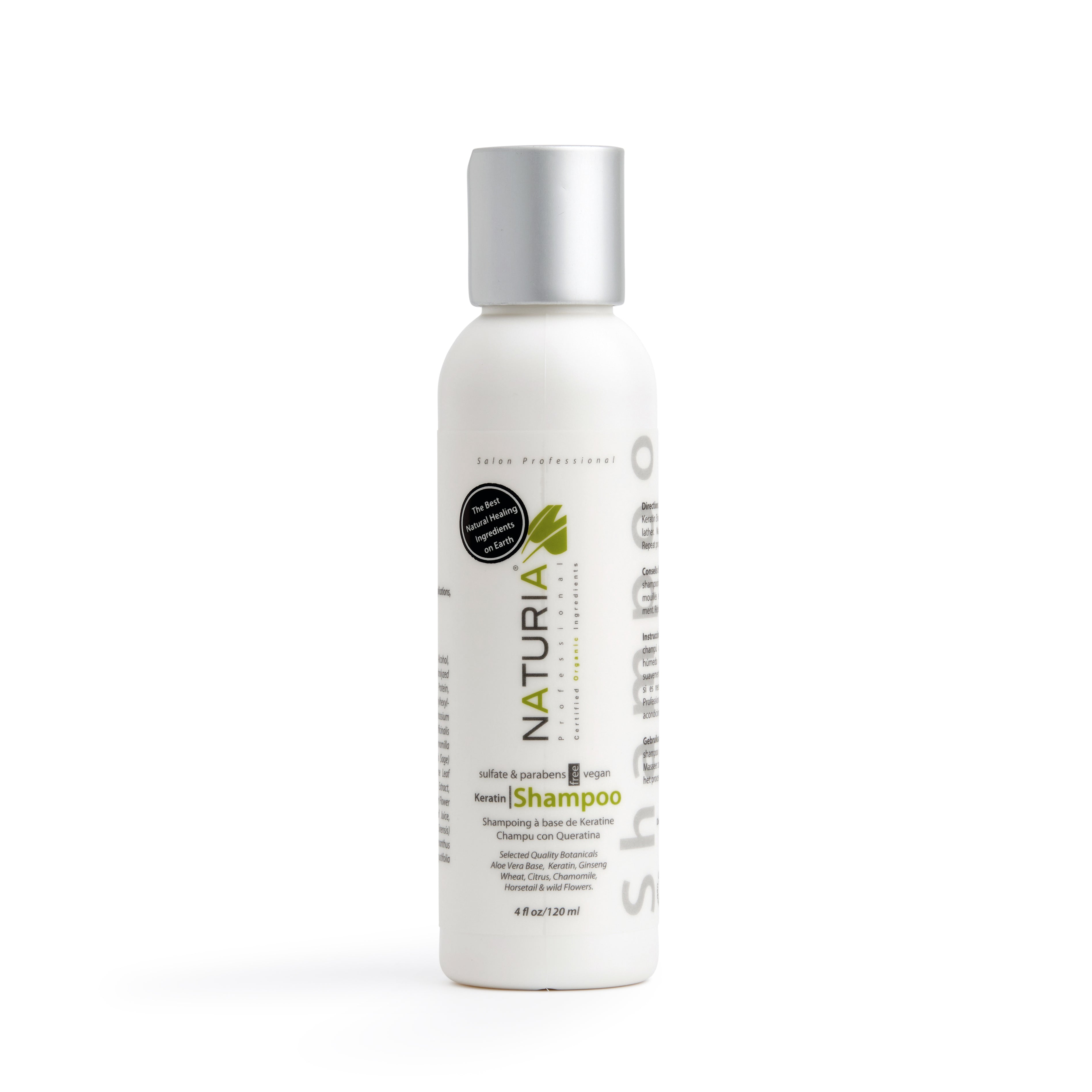 Naturia™ Professional Keratin Shampoo & Conditioner On-The-Go Luxury Travel Set 4 FL OZ