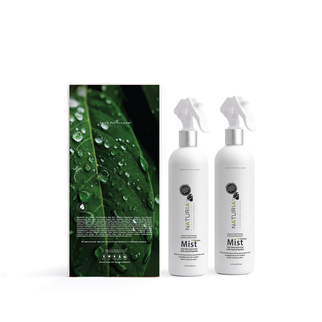 Naturia™ Professional NEW Hair Straightening Mist SilkFusion – 32 FL OZ With  Peptide & BioPolymers.