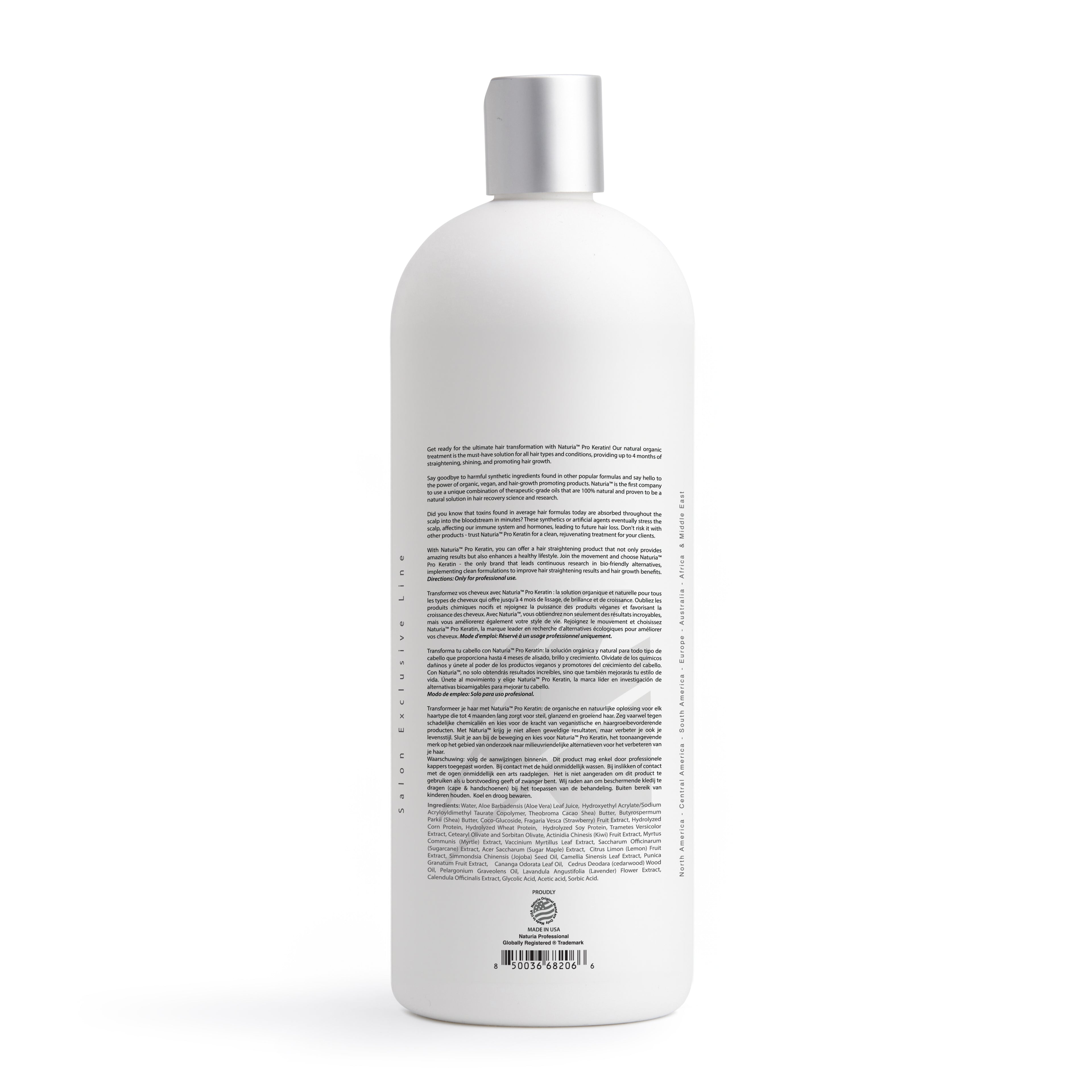 Naturia™ Professional Salon Vegan Keratin (Protein) Hair Treatment – 33.8 FL OZ