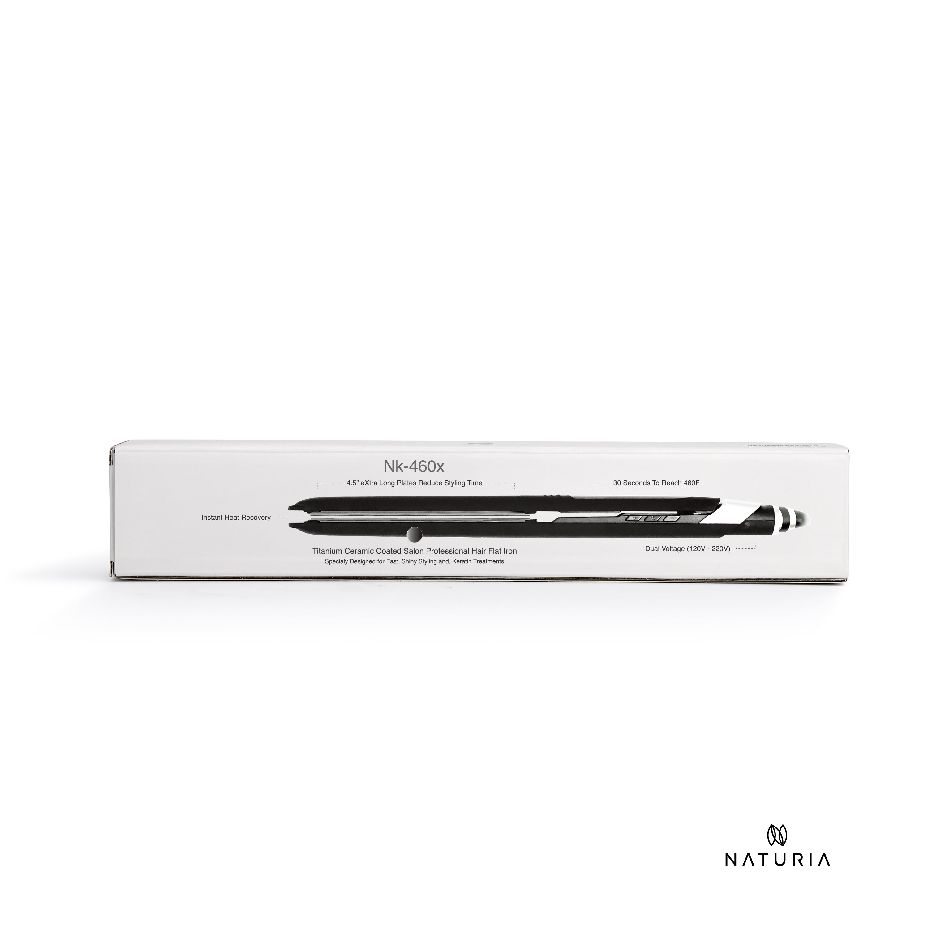 Naturia™ Professional 1” Salon Flat Iron – Model NK-460X