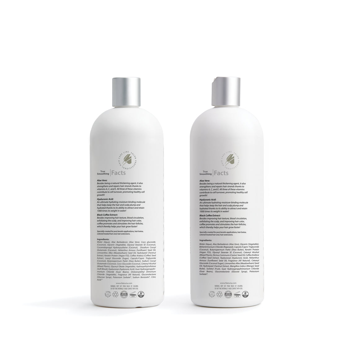 Naturia™ Professional Revitalizing Smoothing Keratin Shampoo & Conditioner Combo Back-Bar Size 32 FL OZ